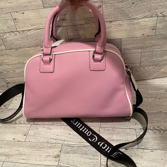 Juicy Couture Fondant Pink Fashionista Sports Bowler Bag w/ Zip around wallet - Picture 9 of 12